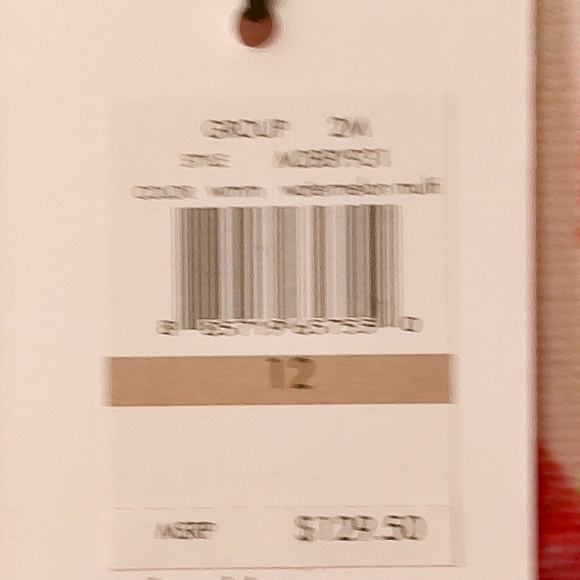 NWT Calvin Klein Watermelon Multi Color Bandage Wrap BodyCon Midi Dress Size 12 - Picture 11 of 11